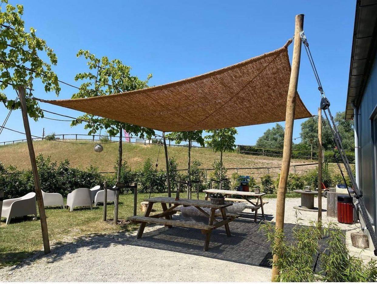 attractive and durable coir shade cloth