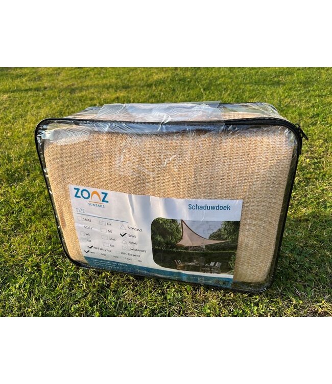 Schaduwdoek ongelijkzijdige driehoek - ZONZ