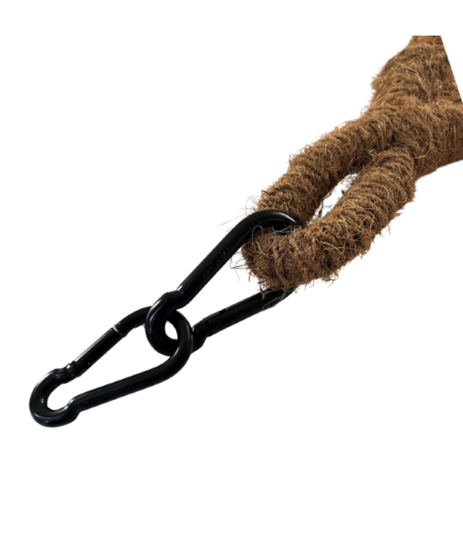 Karabijnhaak ZWART 10cm