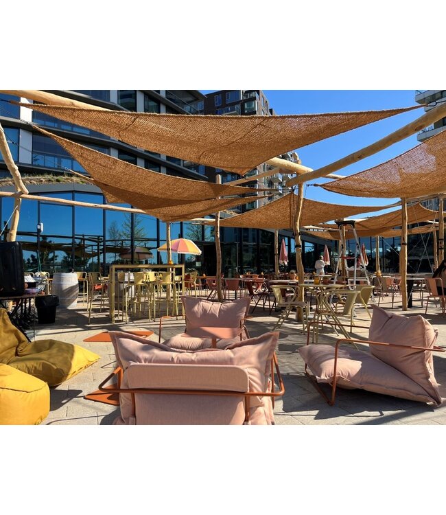 Duurzaam kokos schaduwdoek