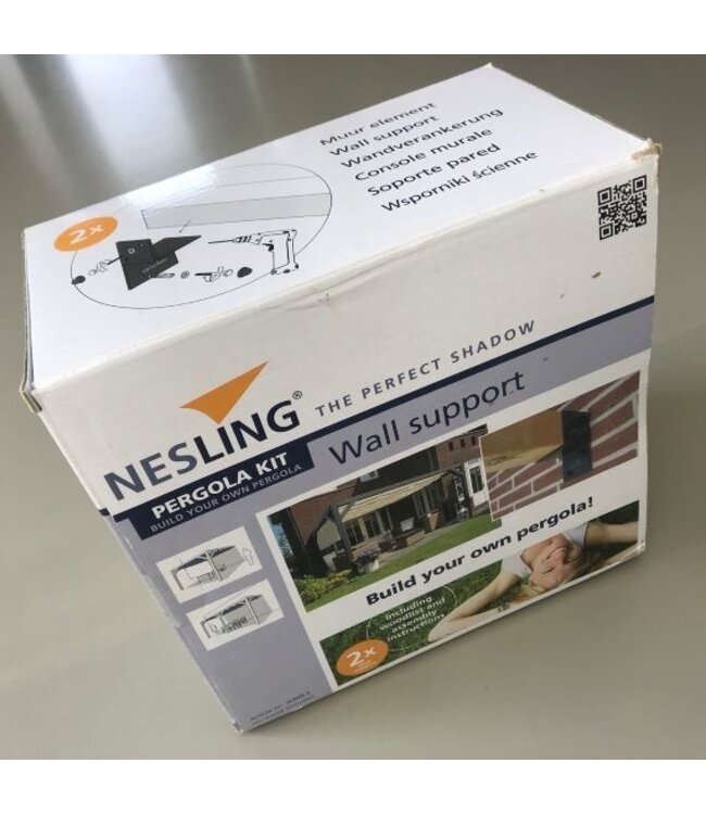 Pergola muur element Platinum 2 stuks | Najaarskorting