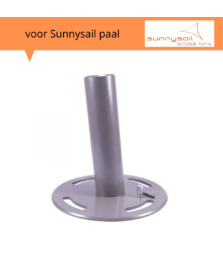Sunnysail Voetplaat voor montage van Telescoopmast | Najaarskorting