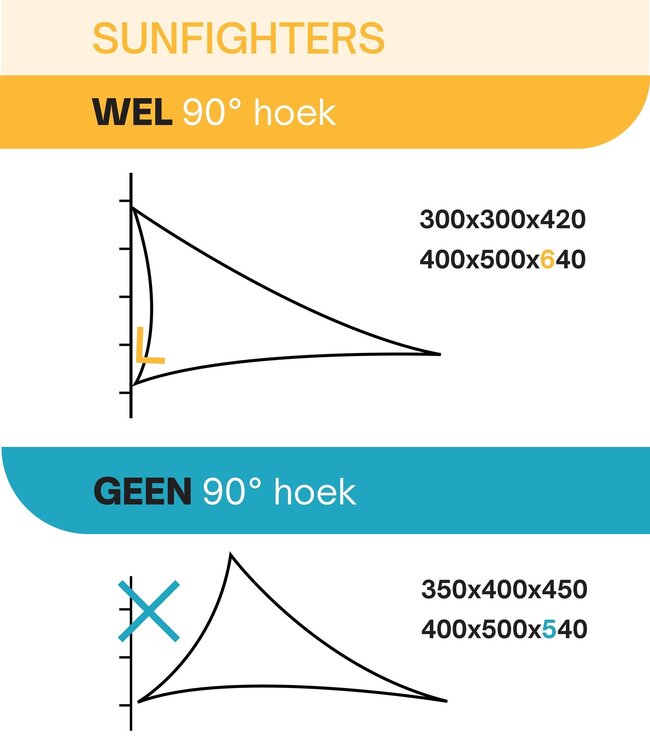 Schaduwdoek ongelijkzijdige driehoek | Najaarskorting