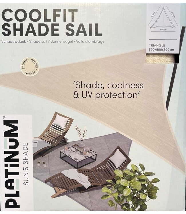 Schaduwdoek Coolfit gelijkzijdige driehoek | Najaarskorting