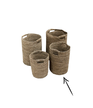 Mand Hilma naturel middel groot 36cm | Najaarskorting