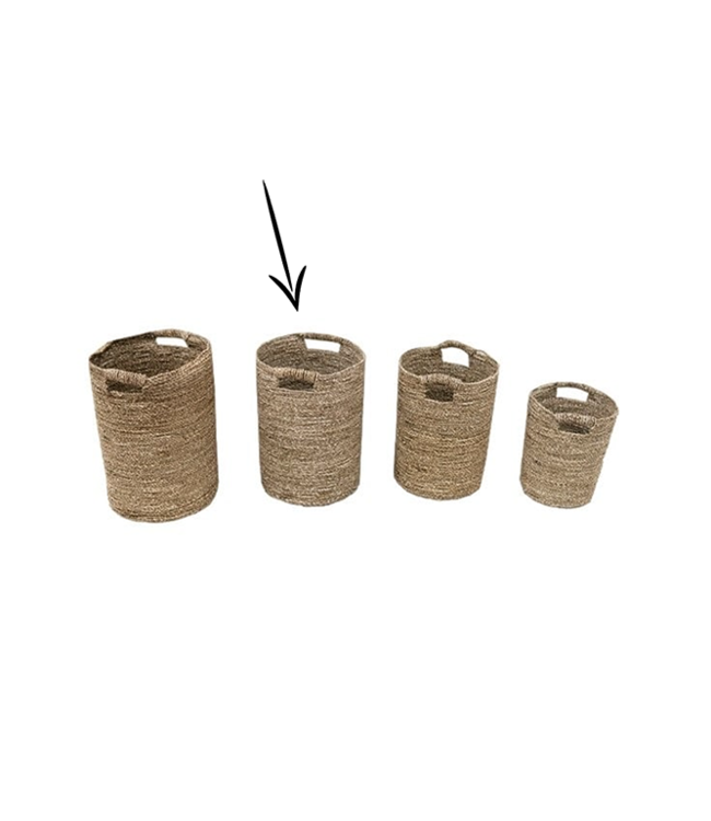 Mand Hilma naturel middel groot 36cm | Najaarskorting