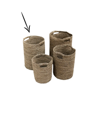 Mand Hilma naturel middel klein 30cm | Najaarskorting