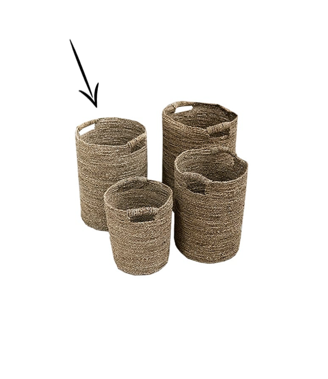 Mand Hilma naturel middel klein 30cm | Najaarskorting