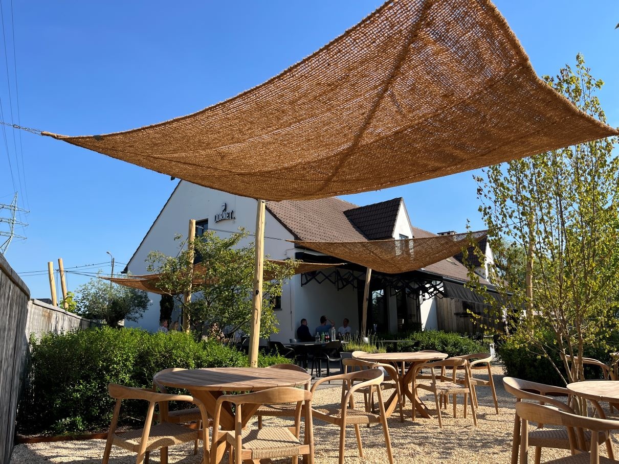 Schaduwdoek van kokos, model rechthoek