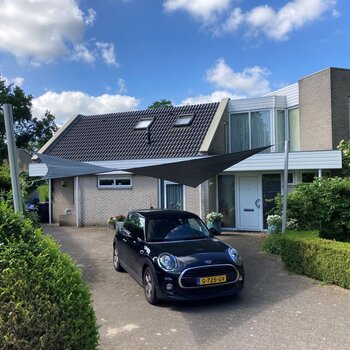 Carport schaduwdoeken