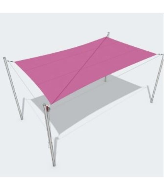 Palen FlexZ antraciet 370cm