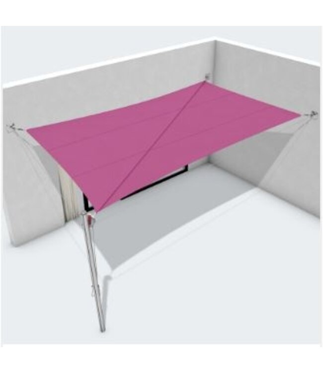 Palen FlexZ antraciet 370cm