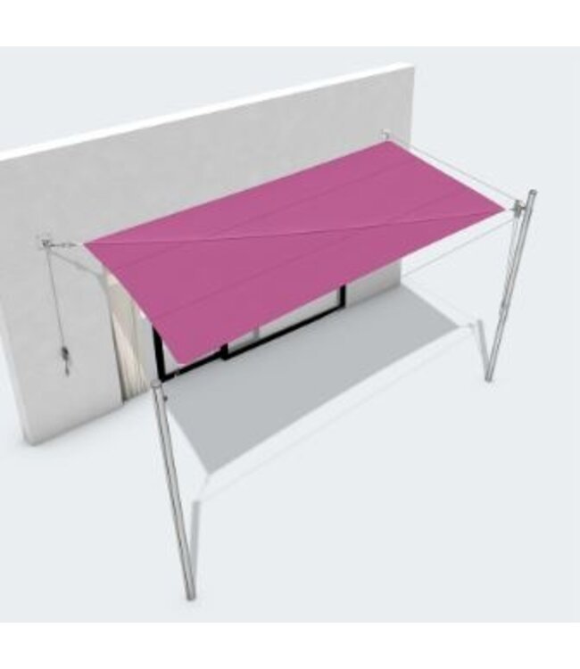 Palen FlexZ zilver 270cm