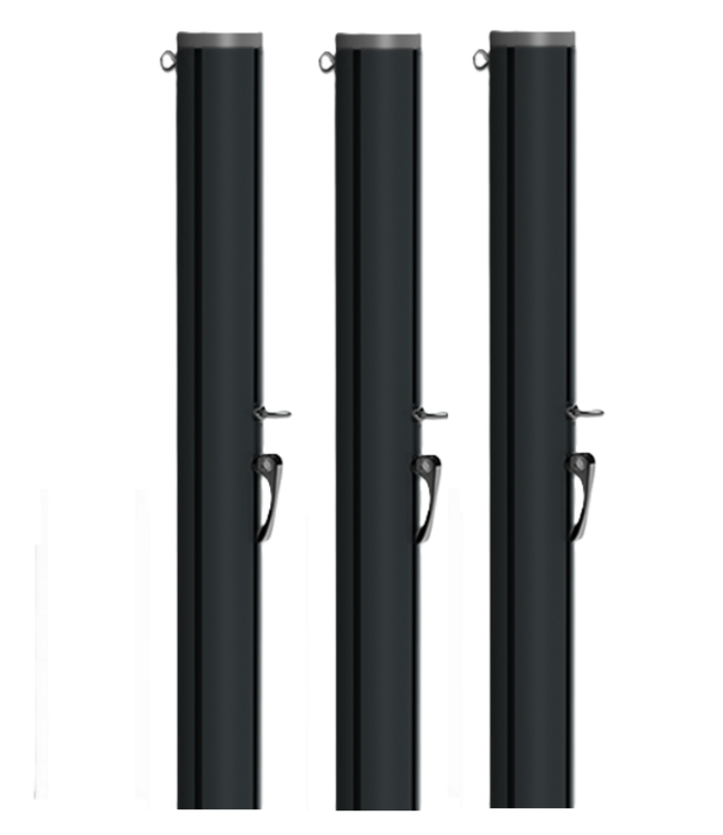 Palen FlexZ antraciet 270cm