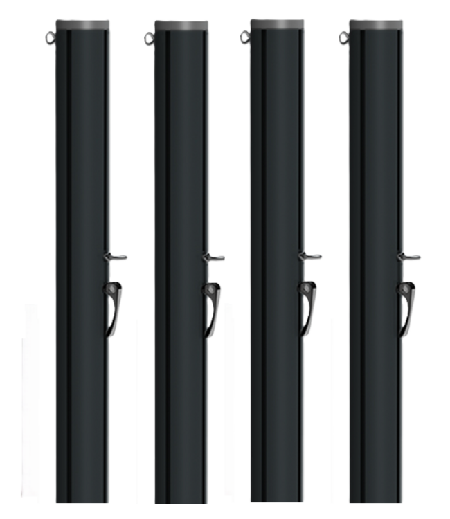 Palen FlexZ antraciet 270cm