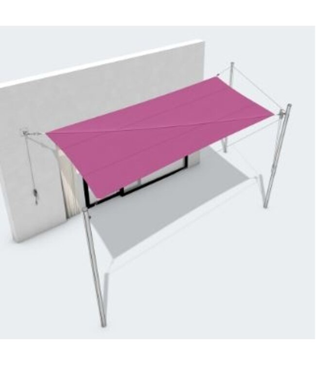 Palen FlexZ antraciet 270cm