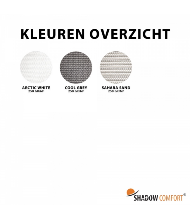 Douglas pergola 324x424cm met harmonicadoek waterdoorlatend  290x400cm