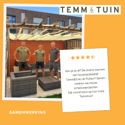 Samenwerking ZONZ met hoveniersbedrijf Temm&Tuin