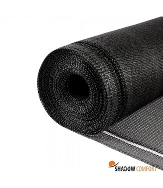 ShadowComfort Winddoek zwart 300gr/m2 Unique Duocolor carbon black