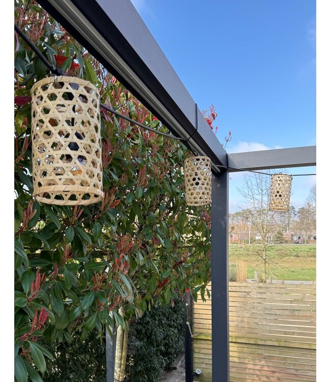 Sfeervolle lampenkapjes voor lichtsnoer