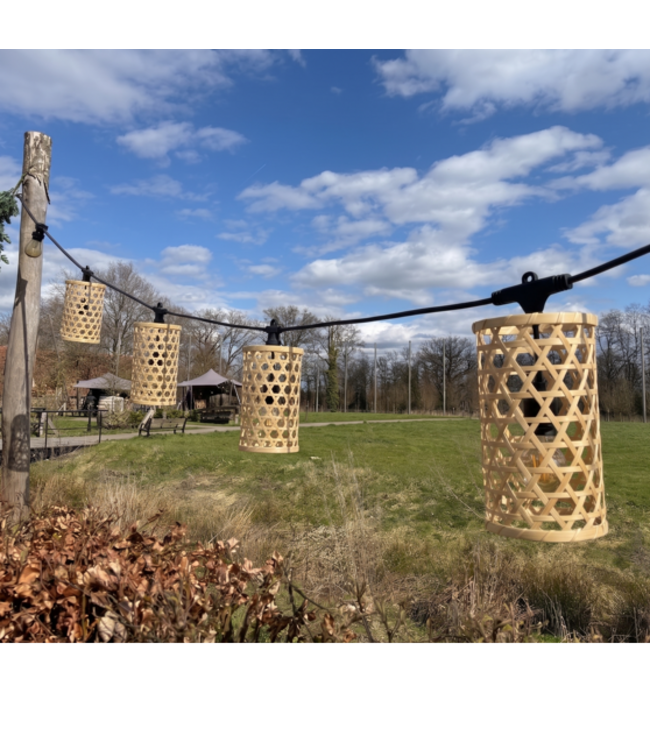 Sfeervolle lampenkapjes voor lichtsnoer