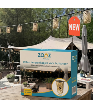 ZONZ Sfeervolle lampenkapjes lichtsnoer