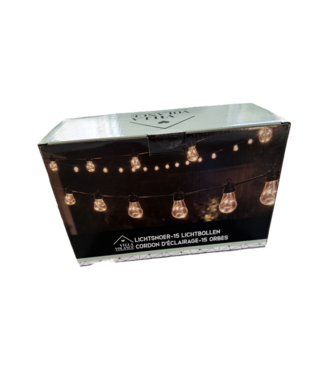 Lichtsnoer 10m met 15 lampjes