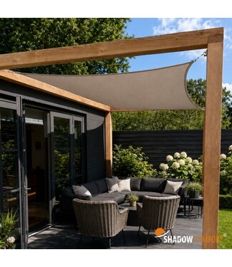 ShadowComfort Schaduwdoek Rechthoek Antraciet 3x4 meter
