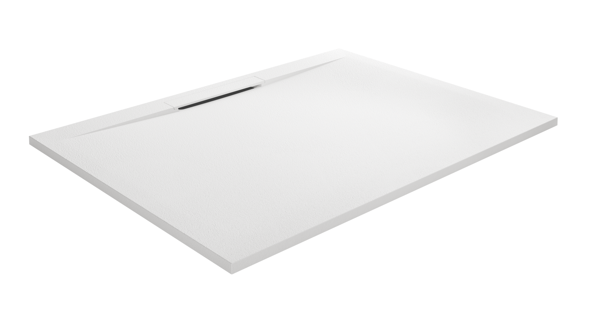 KINELINE douchebak 100x80 cm Wit mineraalcomposiet