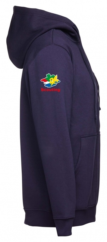 ScoutFit Zipped Sweater Heren Inclusief Scoutinglogo