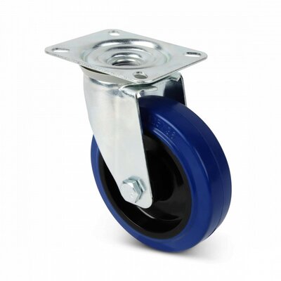 Blue wheel Lenkrolle 80 mm - 110 kg