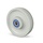 Rad aus rostfreiem Stahl 200 mm - Nylon - Kugellager 12 mm - 900 kg
