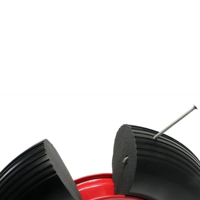 Auslaufsichere Lenkrolle 260 mm - Massiv PU - 150 kg