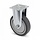 Apparate-Bockrolle 100 mm - Gleitlager - Platte - 80 kg