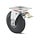 Lenkrollen mit Bremse 260 mm - Luftreifen - 150 kg