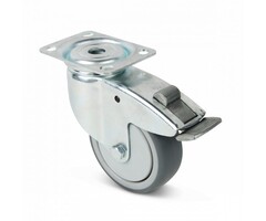 Apparate Lenkrolle mit Bremse 100 mm - 100 kg