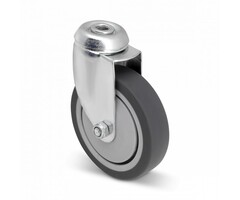 TPR-Gummi Lenkrollen 100 mm - 80 kg