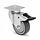 Apparate Lenkrolle mit Bremse 75 mm - Platte - 60 kg
