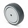 Thermoplastischer Gummirad 100 mm - Kugellager 8 mm - 100 kg
