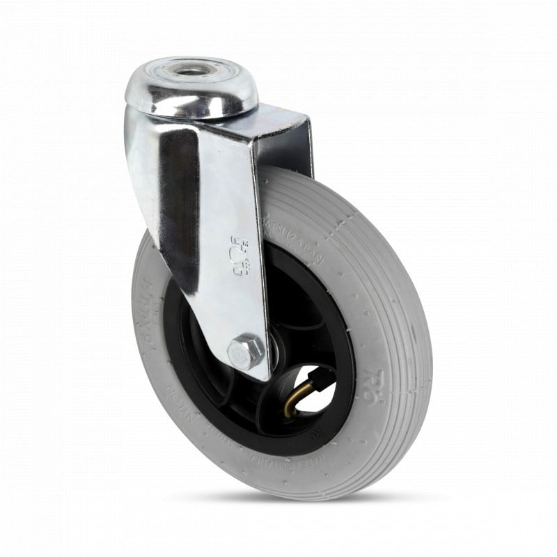 Luftbereifung Lenkrolle 150 mm Rillenprofil 4PR - 50 kg