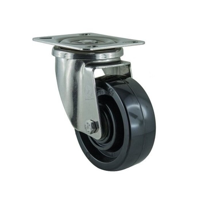 Hitzebeständige Lenkrolle 100 mm - Kugellager - 210 kg