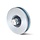 Rillenrad 50 mm mit Vierkantrille - 70 kg