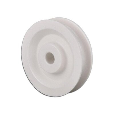 Kunststoff Kabelscheibe 73 mm mit U Rille - 55 kg