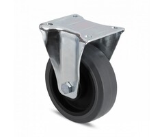 Elastisch Gummi Bockrolle 100 mm - 180 kg