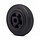 Gummirad 125 mm - Rollenlagerbohrung 15 mm - 100 kg