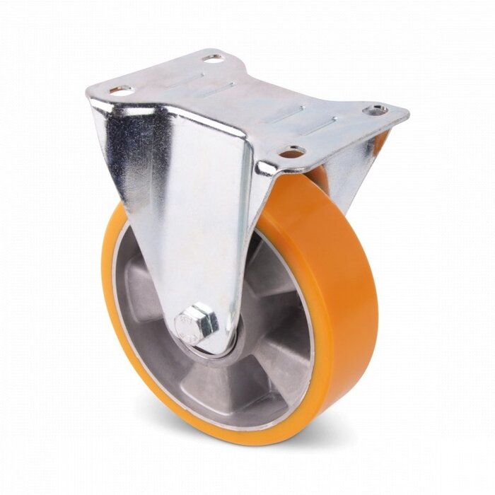 Polyurethan-Bockrolle 160 mm - Kugellager - 350 kg