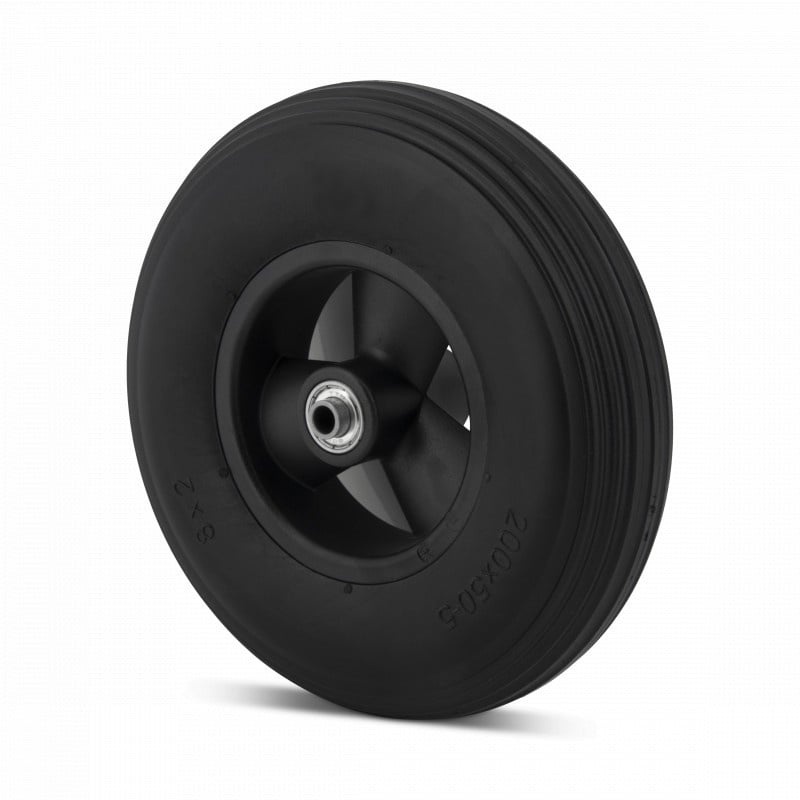 Pannensicheres Rad 200 mm aus geschäumtem Polyurethan - 100 kg