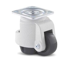 Lenkrolle mit Stellfuß 90 mm Polyamid - 1500 kg