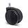 Schwarze Möbelrolle 75 mm - M10