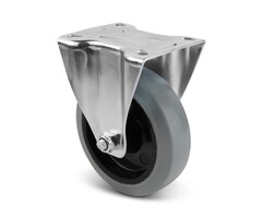 Elastische Gummi-Bockrolle 80 mm - 110 kg